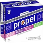 Propel Zero Sugar Energy Drink Mix Sports Powder Variety Pack 40ct 96g