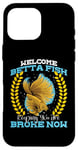 Coque pour iPhone 16 Pro Max Betta Fish Keeper Aquarist Fish Tank Siamois Fighting Fish Fish