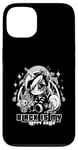 Coque pour iPhone 13 Black Is My Happy Color Goth Girl Emo Gothic Unicorn