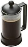 BODUM 1543-01US Brazil 3 Cup French Press Coffee Maker, Black, 0.35 l, 12 oz