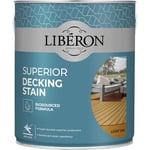 Liberon Superior Decking Stain 5 litre Anti-Slip New Biosourced Formula (Light Oak)