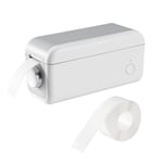 Kiperline Imprimante D'étiquettes, Dispositif D'étiquetage D'autocollants Bluetooth Imprimante D'étiquettes Portable avec Support iOS et Android pour la Maison et Le Bureau (Blanc)