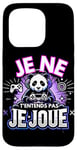 Coque pour iPhone 15 Pro Panda Drôle Jeux Video Geek Gaming Gamer Panda