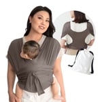 Sling Summer Adjustable Baby Grid Wrap Carrier Pouch Infant Birth Breastfeeding