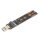 NVMe-USB-sovitin Plug and Play Kannettava SSD 10 Gbps USB 3.2 Gen 2 Bridge Chip M.2 NVME USB-sovitin musta