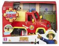 NEW Fireman Sam Electronic Spray & Play Jupiter Fire Engine With Lights & Sounds