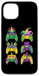 Coque pour iPhone 13 Mardi Gras Manette de Jeu Vidéo Jester Chapeau Gamers Enfants