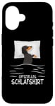 Coque pour iPhone 16 Official Sleeping Dackel Dachshund Dog Dachshund Teckel