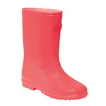 Regatta Wenlock Junior Botte de Pluie, Fiery Coral, 34 EU