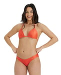 arena Women's Bikini Triangle Solid Deux pièces Femme, Coral, 46