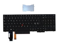 Lite-On - Erstatningstastatur For Bærbar Pc - Med Trackpoint - Bakbelysning - Qwerty - Nordisk - Fru - For Thinkpad E580  E585  E590  E595  L580  P52  P72