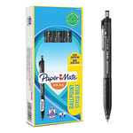 Paper Mate stylo bille rétractable InkJoy 300 RT - pointe moyenne (1,0 mm) - noir - lot de 12