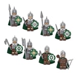 8 st/set för ringar King Rohan Knight Building Blocks Soldier Figures Game[HK]