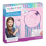 Make It Real - DIY Dreamcatcher. Make Your Own Dream Catcher Arts and Crafts Kit for Tween Girls. Includes Dream Catcher Hoop, Strings and Ribbons, Beads, Butterfly Pin and More