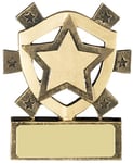 Trophy Showroom Mini Shield Star/Award Schools 80mm,Free Engraving (RM649) good