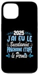 Coque pour iPhone 13 Baccalauréat 2025 Cadeau félicitation BAC Permis de conduire