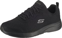 Skechers Dynamight 2.0 Rayhill Men's Trainers, Black Mesh Pu Trim, 6 UK