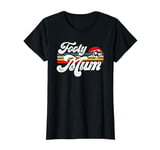 Footy mum mums who love football retro T-Shirt