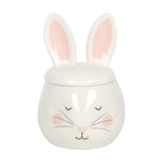 Cute White Pink Bunny Rabbit Face Wax Melt Oil Burner