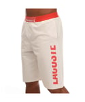 Lacoste Mens Loungewear Shorts in White Cotton - Size X-Small