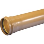 Wavin 160 x 1000 mm PVC-kloakrør m/muffe, klasse S SN8, EN 1401