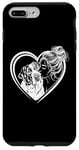 iPhone 7 Plus/8 Plus Saint Bernard Mom Dog Art Valentine's Day Heart Case