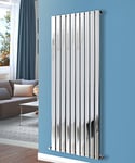 NRG 1800x680mm Vertical Flat Panel Designer Bathroom Tall Upright Central Heating Premium Radiator Chrome Single Column