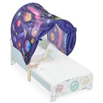 Relaxdays Tente pour Enfant, système « Pop up », pour Le lit de Votre Bout de Chou, planètes, LP 220x79 cm, Multicolore