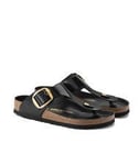 BIRKENSTOCK GIZEH BIG BUCKLE Flip flops in patent leather