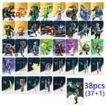 38st Zelda Amiibo :tears Of The Kingdo Zelda Ghost God Sword Equipment Crossover Card Switch Nfc Game Chip 38pcs mini card