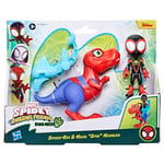 Spidey et Ses Amis Extraordinaires, Pack de Figurines Dino-Webs, Figurines Miles « Spin » Morales et Spidey-Rex