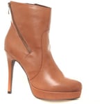 Boots Ilario Ferucci  Bottines en cuir Gicanda camel