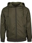 Build Your Brand Men's Windrunner Jacket, Green (Olive/Olive 00834)-XXXXX-Large (Manufacturer :XXXXX-Large)