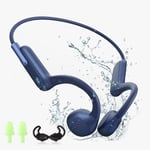 Casque a Conduction Osseuse Bluetooth5.3 sans Fil,Casque Sport Ecouteur Conduction Osseuse avec MP3 Étanche 32 Go,Idéal pour Course à Pied,Cyclisme,Fitness et Bureau