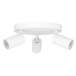 EGLO connect.z rail spot LED connecté Telimbela-Z, barre de 3 spots, lampe de plafond blanche, plafonnier contrôlable par application et commande vocale Alexa, blanc chaud - froid, RVB, dimmable