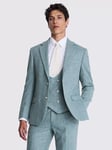 Moss Tailored Fit Flannel Suit Jacket, Duck Egg