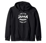 Japan Harajuku Tokyo Rising Sun Traditional Kanji Souvenir Zip Hoodie