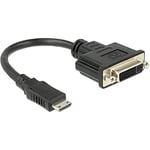 DeLock 65564 Adaptateur Mini HDMI 0,20 m Noir