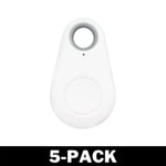 GPS Mini Tracker för Hund / Katt / Nycklar Vit 5-Pack