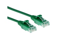 Act Green 1.5 Meter Lszh U/Utp Cat6 Datacenter Slimline Patch Cable With Rj45 Connectors Cat6 U/Utp Slimline Gn 1.50M (Dc9751)