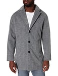 Urban Classics Classic Herringbone Coat Jacket, Gris foncé, XXXL Homme