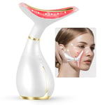 Ms.W Appareil Anti Rides Visage, Beauté Appareils Lifting Massage Visage, Soin Anti-âge de Peau Appareil, Tonification Pour Le Visage Raffermissement Levage Cou, Réduction des Pores, Rechargeable