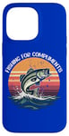 Coque pour iPhone 14 Pro Max Des jeux de mots vintage de Fishing for Compliments qui accrochent le cœur de papa