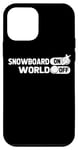 Coque pour iPhone 12 mini Snowboard Neige Planche À - Hiver Alpin Snowboarder