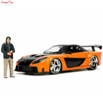 JADA 33174 1/24 1995 MAZDA RX7 W/HAN FIGURE FAST AND FURIOUS TOKYO DRIFT