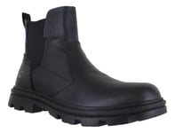 Caterpillar Practitioner Dealer Mens Black Chelsea Pull On Ankle Boots