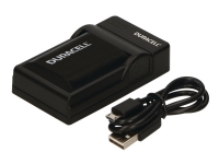 Duracell - USB-batteriladdare - svart - för Canon LC-E6, LC-E6E, XC10, XC15  EOS 5D, 5DS, 60, 6D, 70, 7D, 80, 90, R, R5, R6, R7, Ra