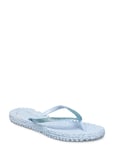 Flip Flop With Glitter Shoes Summer Shoes Sandals Flip Flops Blue Ilse Jacobsen