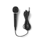 Nedis Allround Kabelbunden Karaoke-mikrofon, -75 dB +/-3 dB känslighet 80 Hz - 12 kHz, 50 m