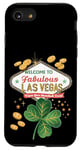 Coque pour iPhone SE (2020) / 7 / 8 Shamrock Crazy - Jeu de hasard pour la Saint-Patrick de Las Vegas